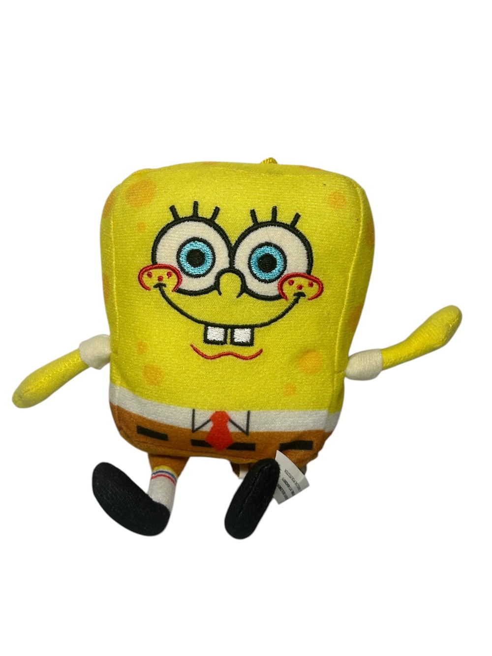Nickelodeon SpongeBob SquarePants Plush Toy Unisex Small Yellow Excellent 7in